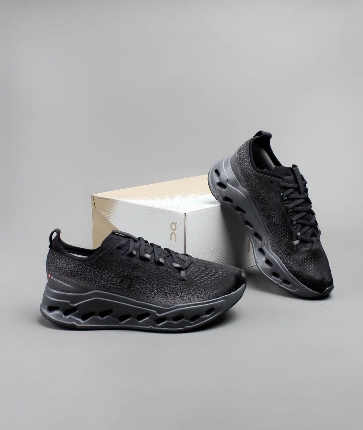 On Cloudsurfer Max Black Eclipse Running Shoes